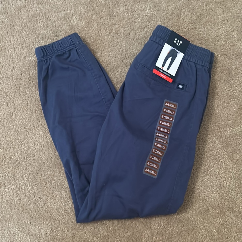 NWT Gap Navy Twill Jogger Women’s Size XS